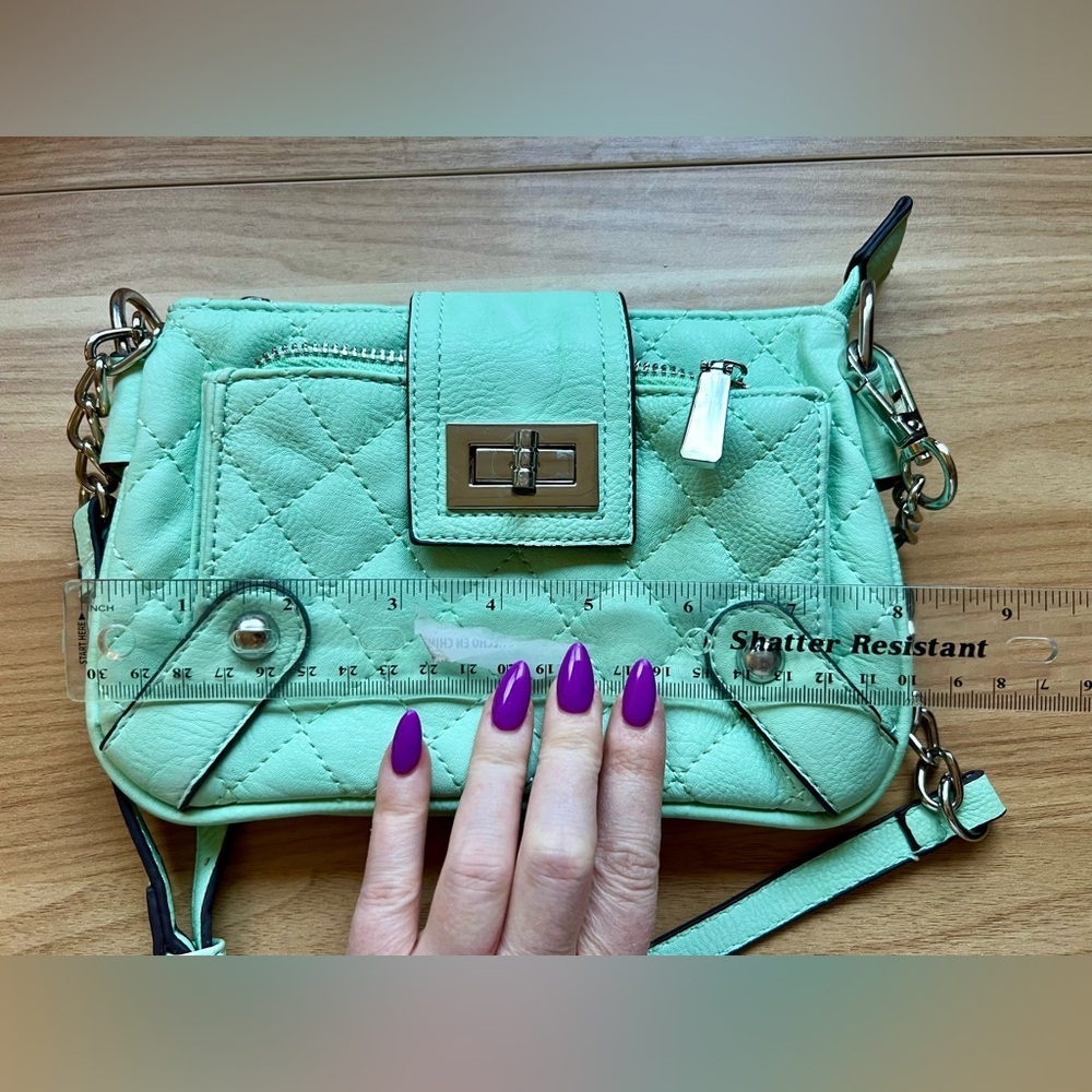 Charming Charlie Turquoise Crossbody Bag - Picture 13 of 14
